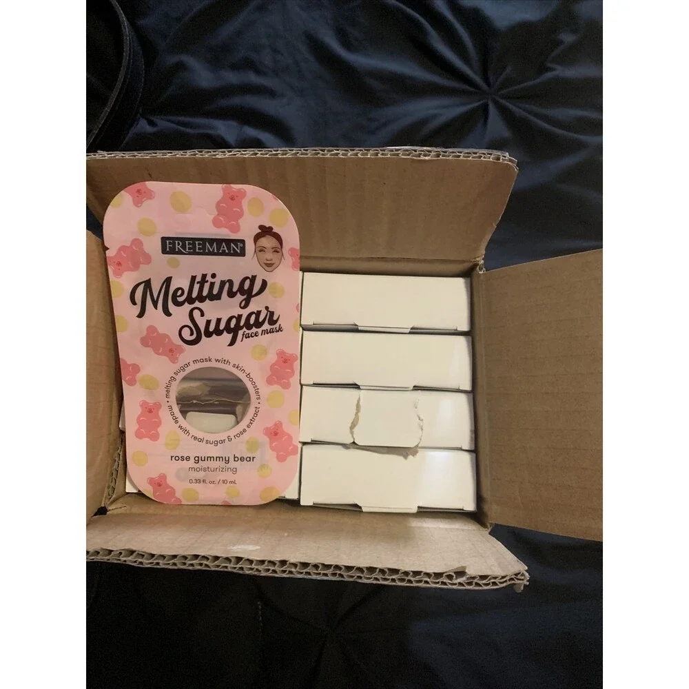 MELTING SUGAR moisturizing rose FACE MASK (case) 48 packs